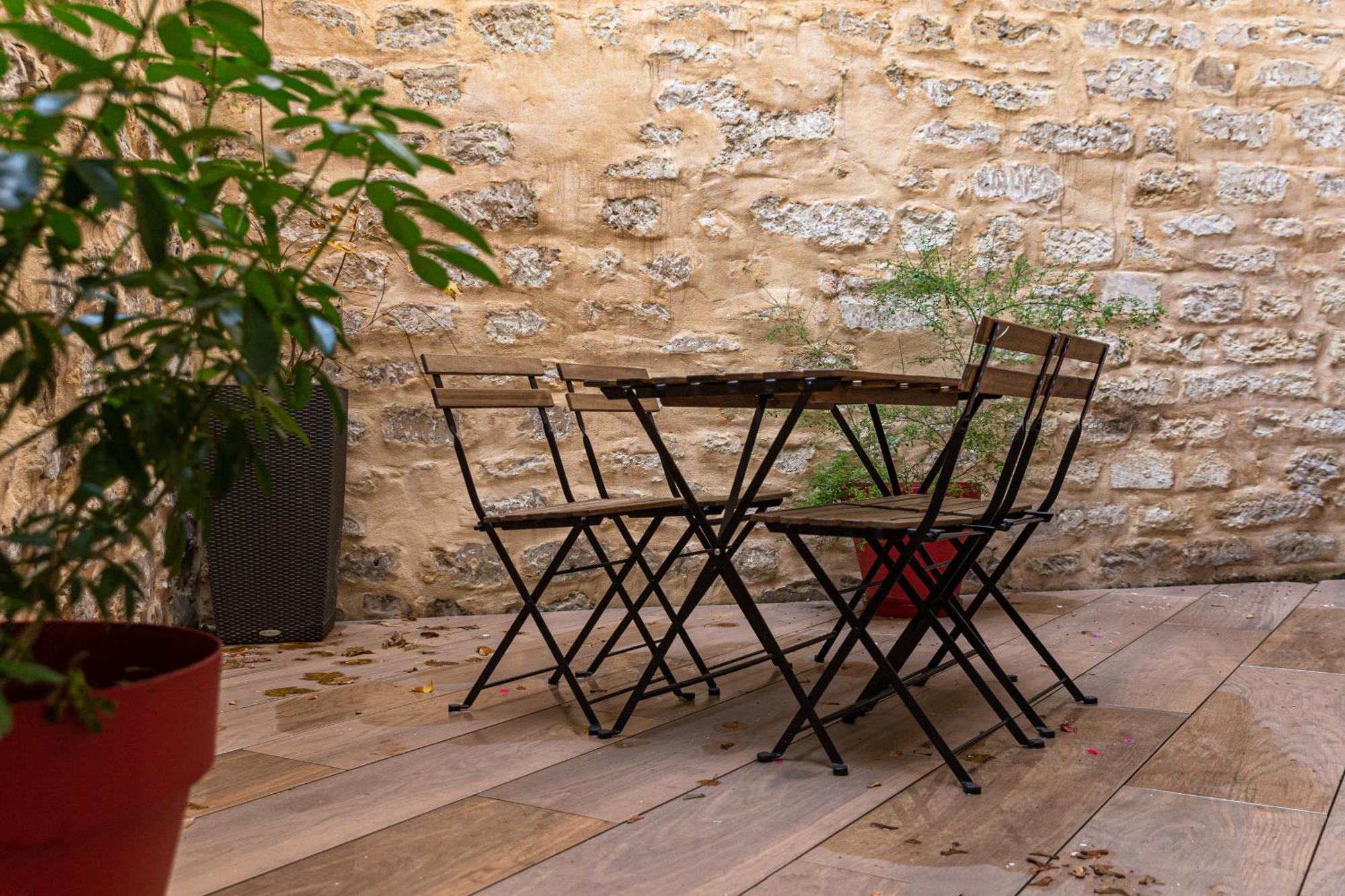 Parking Gratuit - Montmartre Charme & Patio Prive - Sacre-Coeur Metro Anvers 巴黎 外观 照片